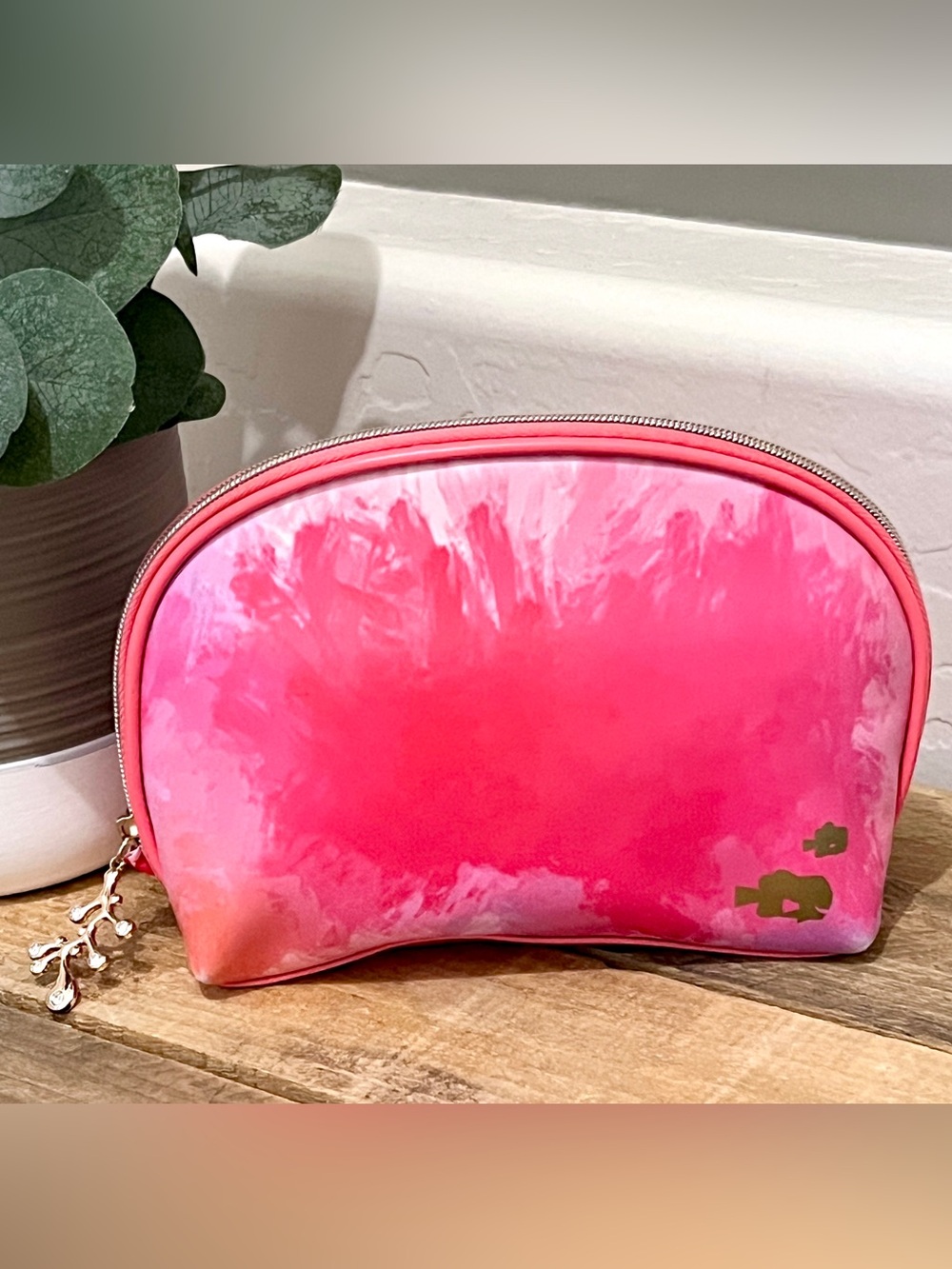 Disney Pixar x Ulta Beauty Cinema Movie Camera Cosmetic Bag Coral Lining